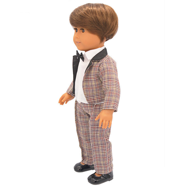 Male Doll Clothes Suit Suit 18 Inch American Girl Simulation Doll Clothes Accessories Doll Clothes detail 3