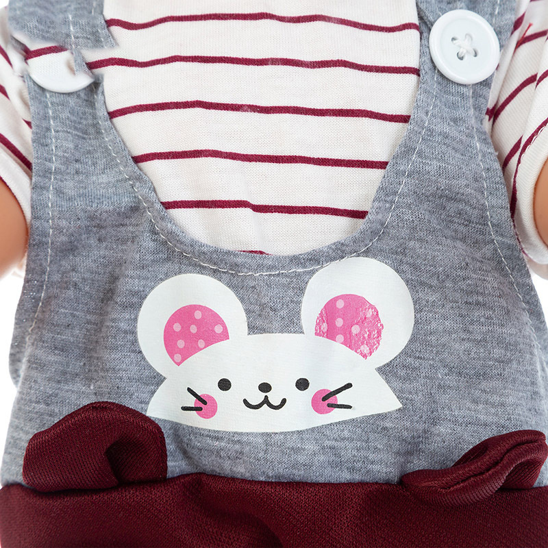Fake Suspenders Doll Clothes detail 3