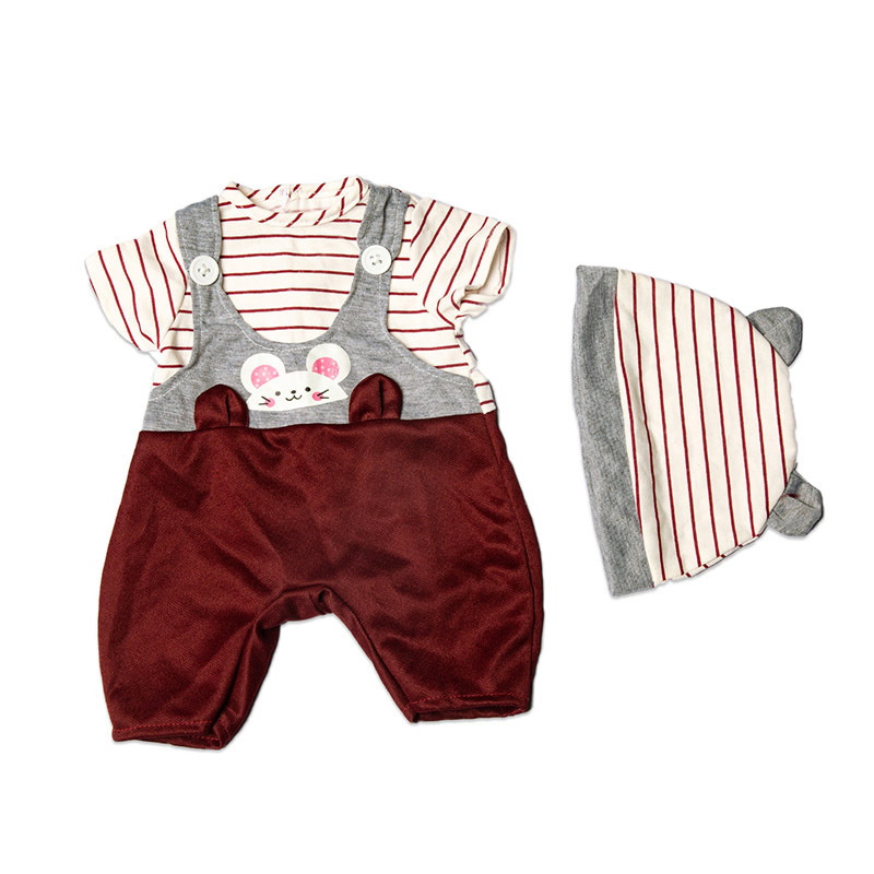 Fake Suspenders Doll Clothes detail 6