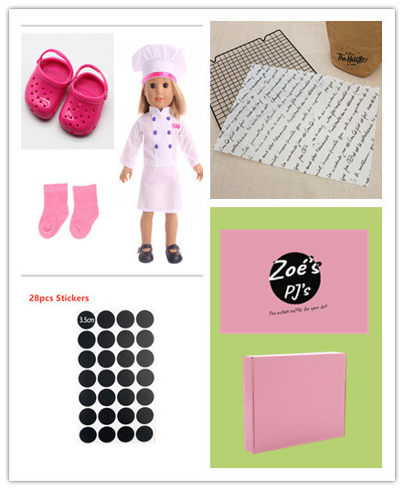 Doll Clothes Americangirl Accessories Chef Clothes detail 5