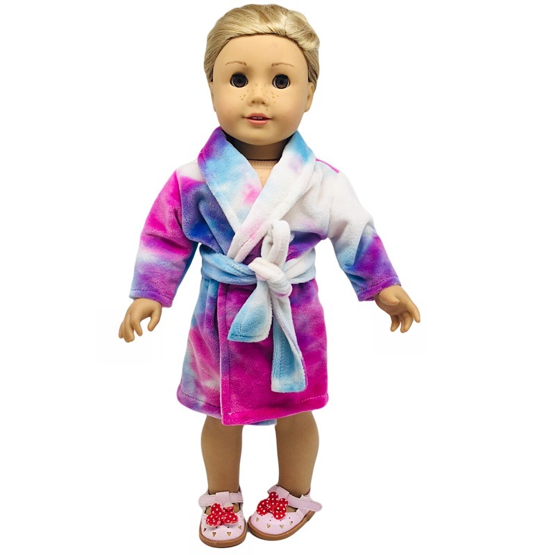 18 Inch Girl Doll Clothes Colorful Nightgown Doll Clothes Pajamas Accessories detail 5