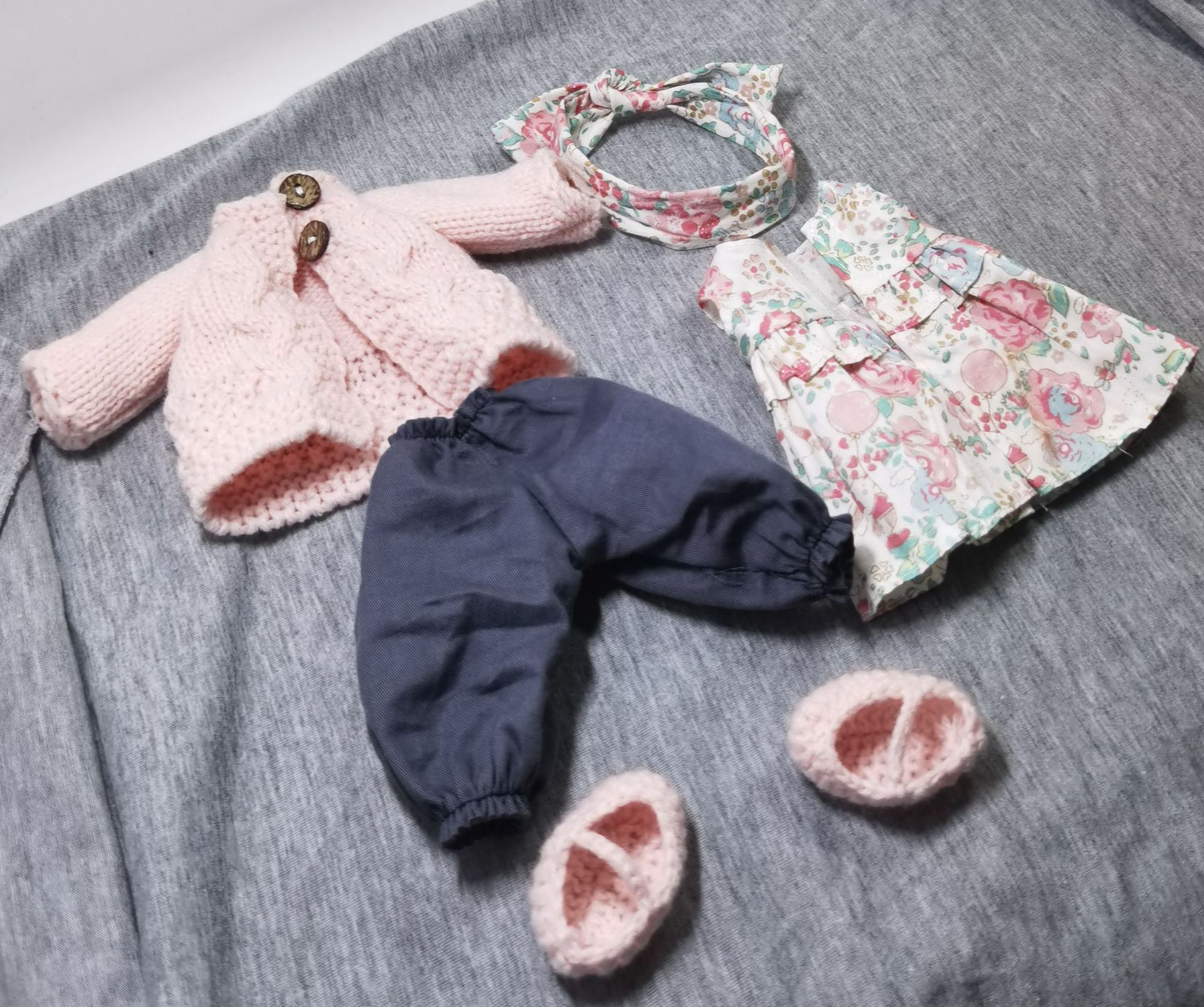 Handmade Rag Doll Dressing Clothes Set detail 2