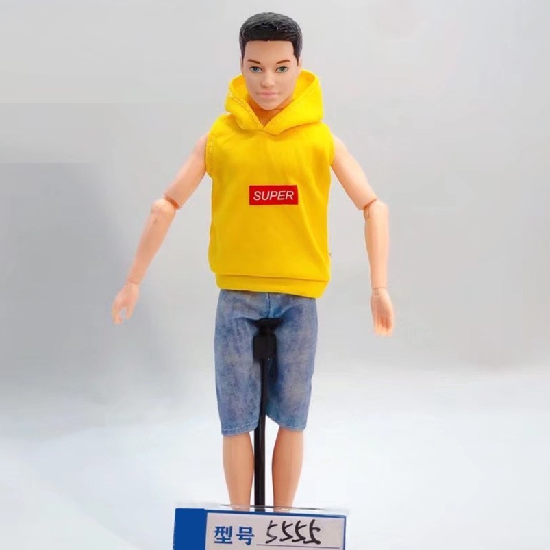 6 Points Boy Toy Doll Clothes 30cm Doll Clothes Doll Clothes Clothing Fashion Fur Wool Coat Shawl detail 2