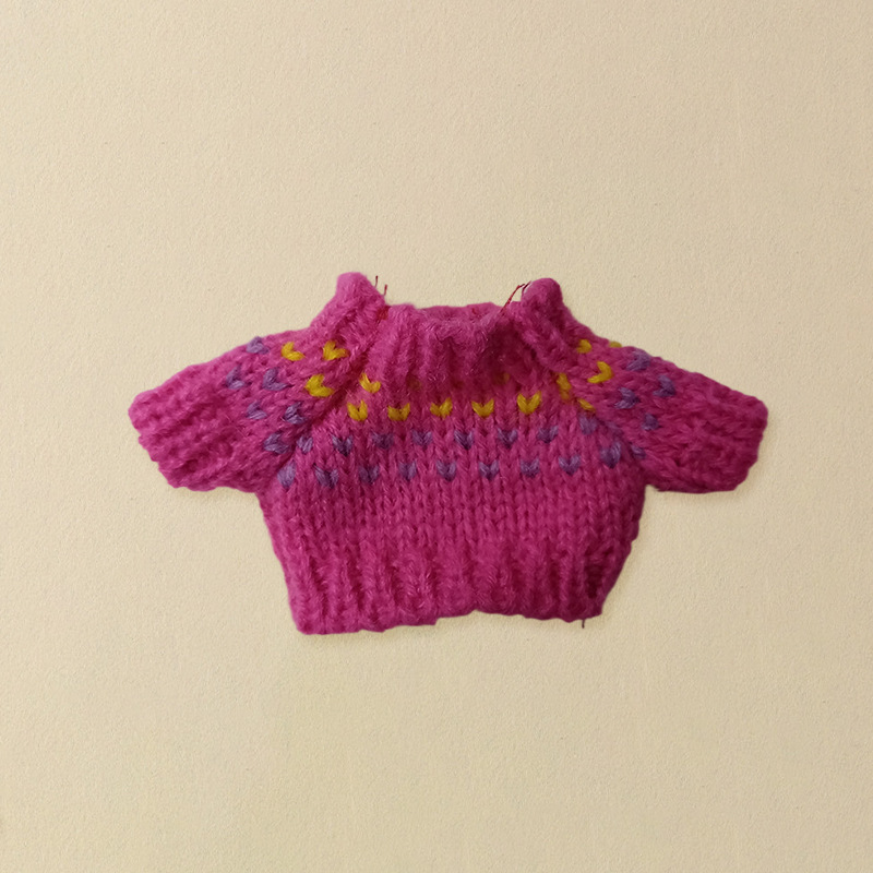10cm Doll Clothes Replacement Sweater Figurine Doll Small Clothes Accessories detail 6