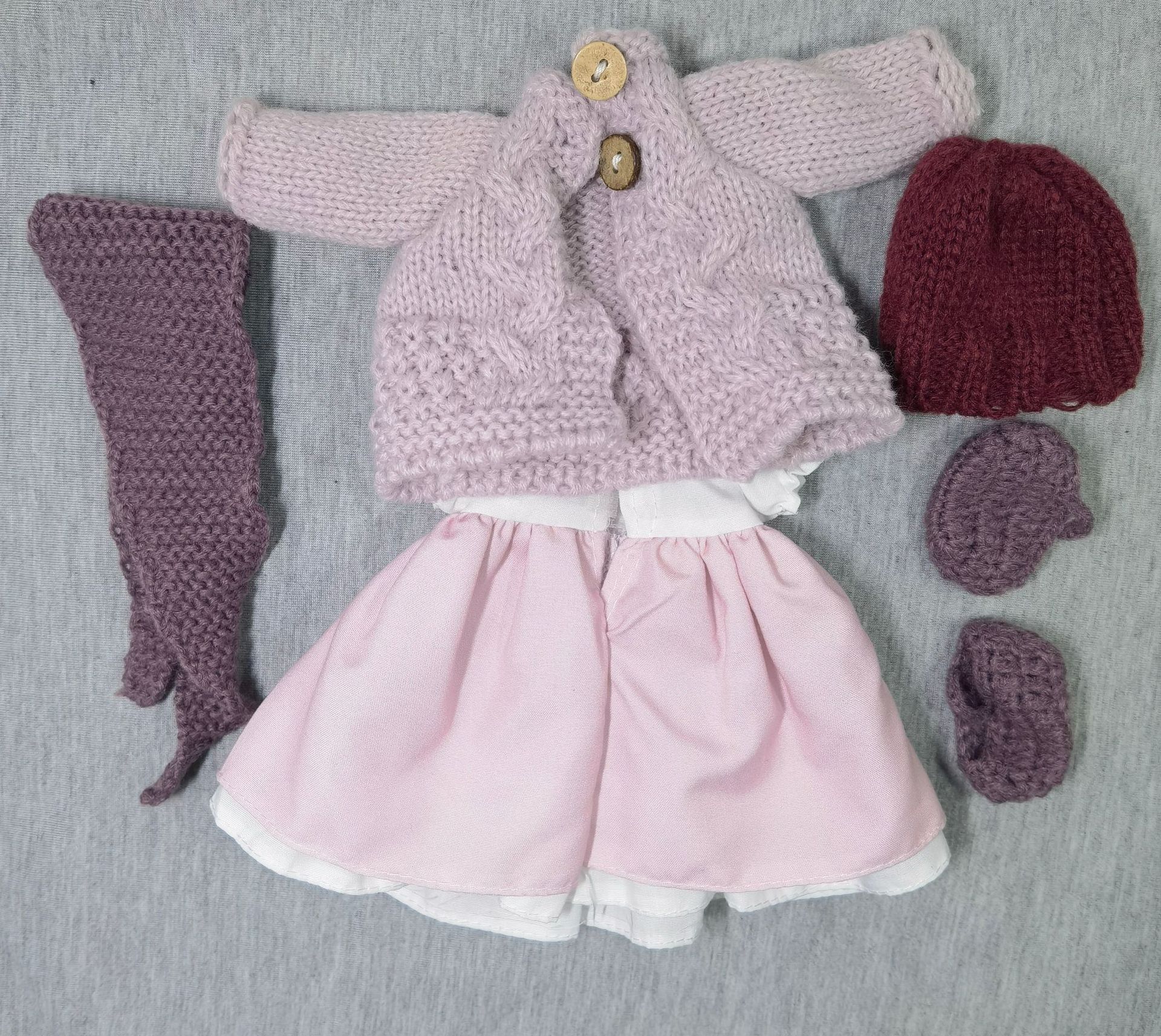 Handmade Rag Doll Dressing Clothes Set detail 4