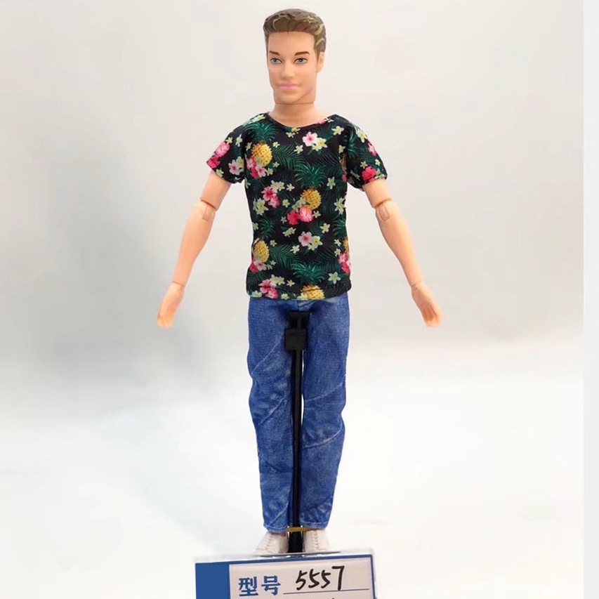 6 Points Boy Toy Doll Clothes 30cm Doll Clothes Doll Clothes Clothing Fashion Fur Wool Coat Shawl detail 4