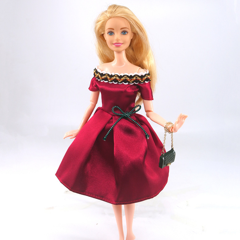 6 Points Doll Clothes30cm Dress-up Doll Clothes Doll Clothes Clothing Fashion Suit Dress Dress detail 5