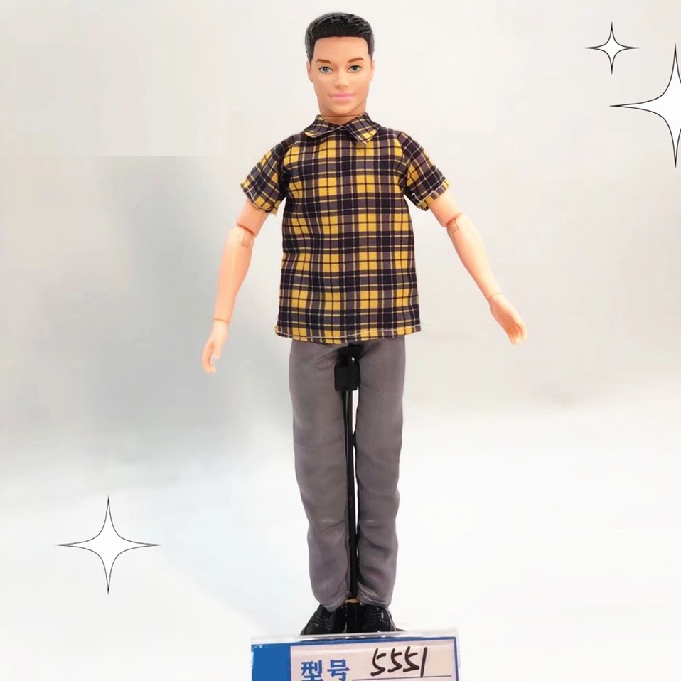 6 Points Boy Toy Doll Clothes 30cm Doll Clothes Doll Clothes Clothing Fashion Fur Wool Coat Shawl detail 7