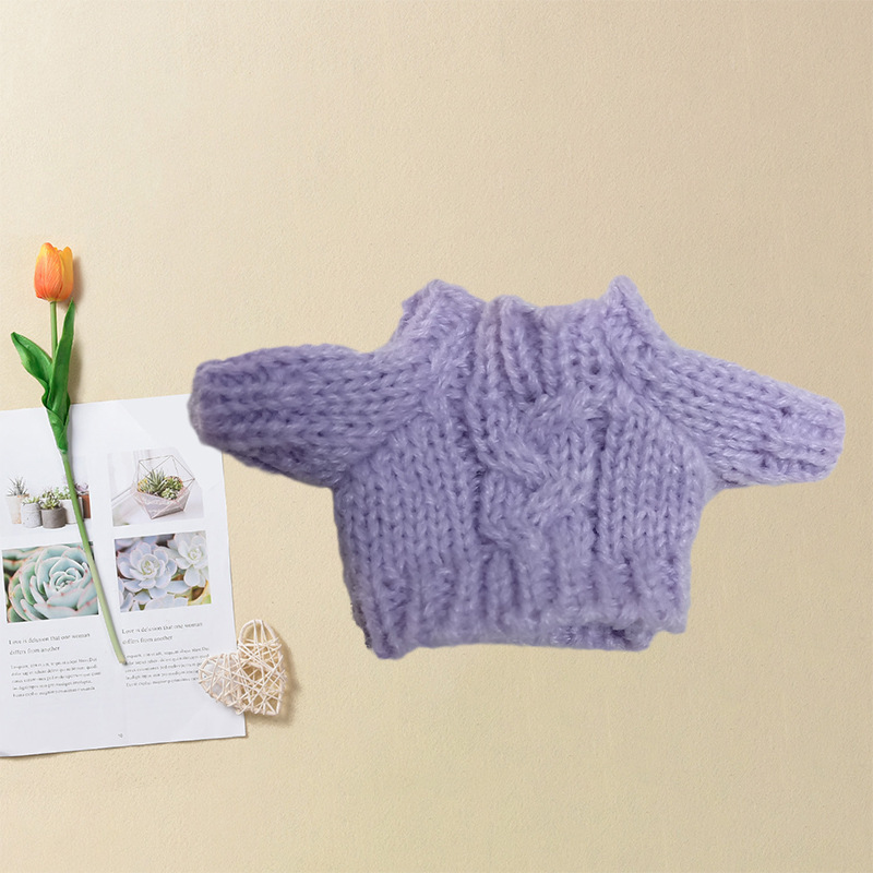 10cm Doll Clothes Replacement Sweater Figurine Doll Small Clothes Accessories detail 5
