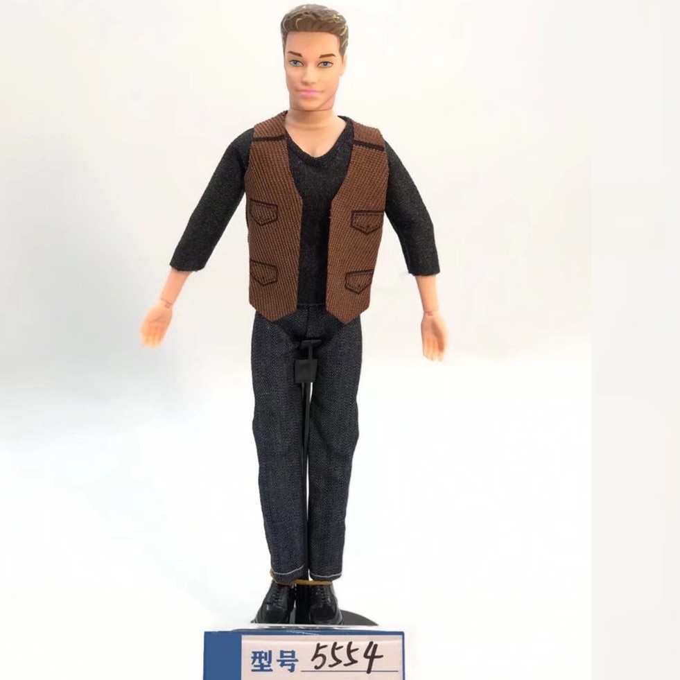 6 Points Boy Toy Doll Clothes 30cm Doll Clothes Doll Clothes Clothing Fashion Fur Wool Coat Shawl detail 8